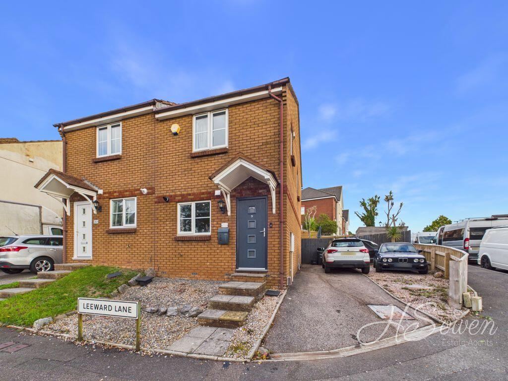 2-bed semi-detached on Leeward Lane, Torquay, TQ2, £250,000
