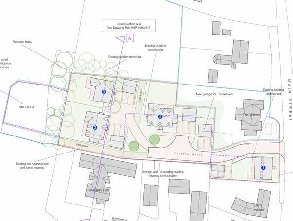Main image of property: Development Land Adjacent, The Willows, Main Street, Newark, NG23 5DE