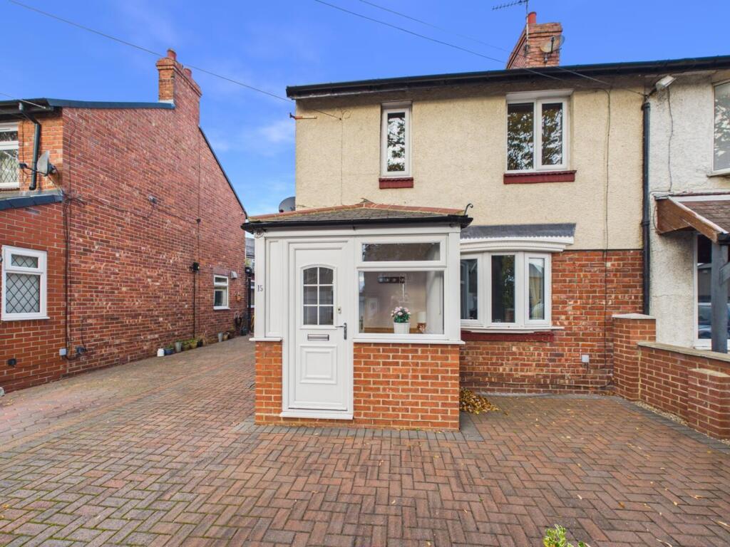 2-bed semi-detached on Whitley Road, Wellfield, £260,000
