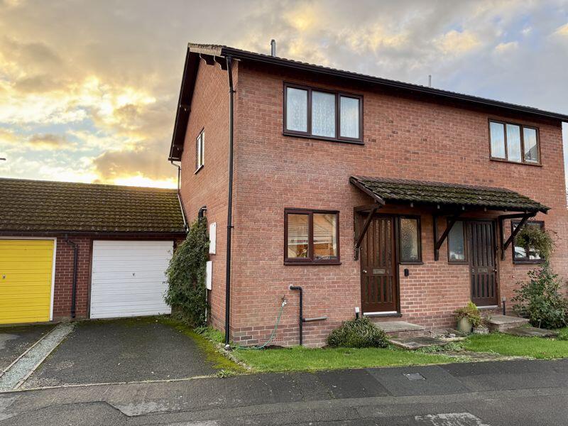 2-bed semi-detached on The Knolls, Bicton Heath, Shrewsbury, SY3 5DR, £185,000