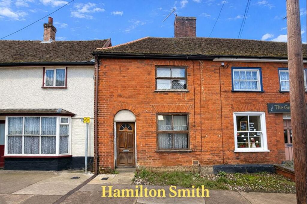 3-bed terraced on High Street, Needham Market, IP6, £120,000