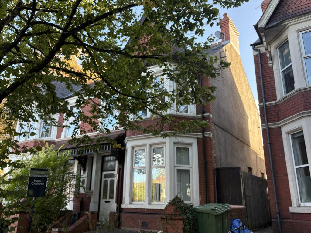 Studio semi-detached on 212 Albany Road, Roath, Cardiff, South Wales CF24 3RY, £275,000