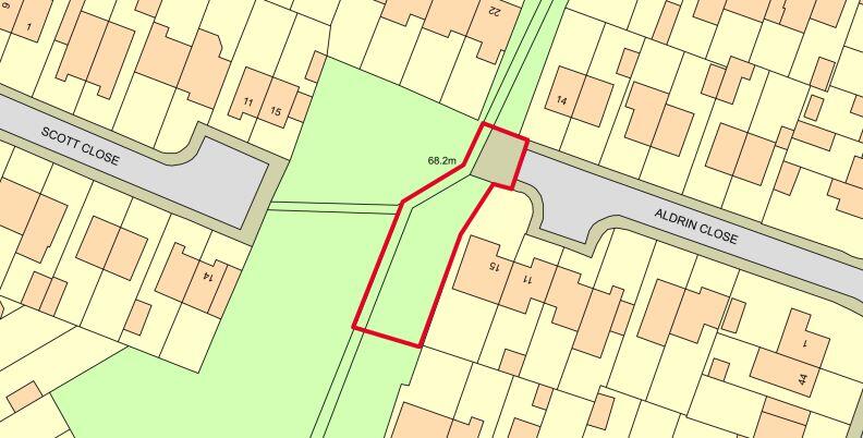 Land Adjacent to 15 Aldrin Close, Nottingham, Nottinghamshire, NG6 7AJ
