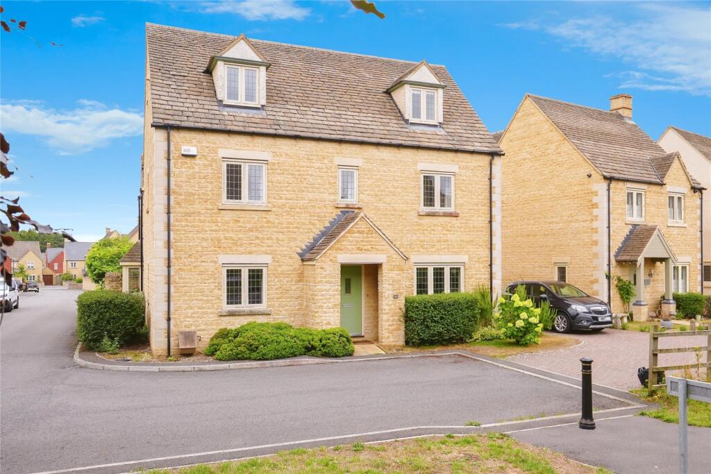 5-bed detached on Upper Rissington, Gloucestershire, £750,000