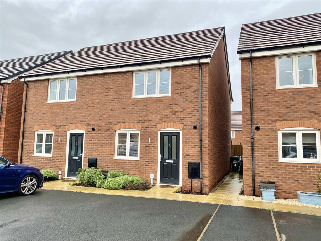 2-bed semi-detached on 14 Simpson Way, Shrewsbury, SY2 6FT, £220,000