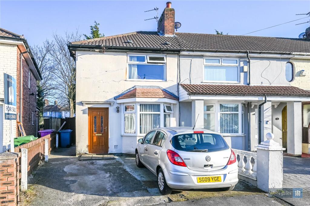 2-bed semi-detached on Wellesbourne Place, Liverpool, Merseyside, L11, £120,000