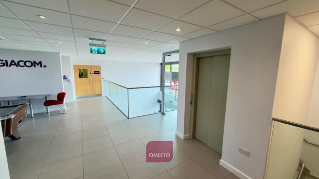 First secure access controlled floor lobby 
