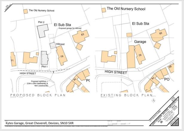 Block Plan Great Cheverell