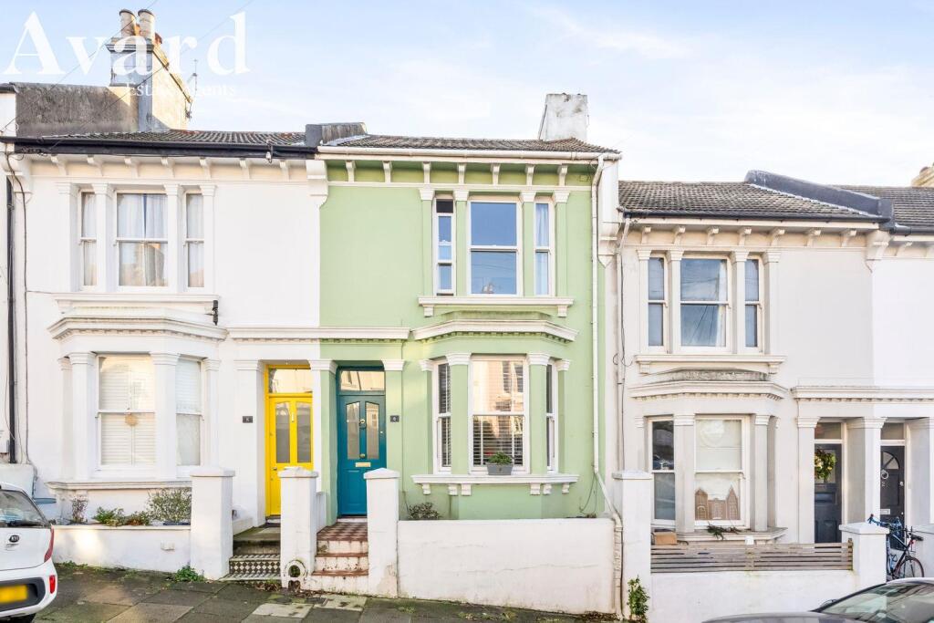 2-bed terraced on Princes Road, Brighton, £525,000