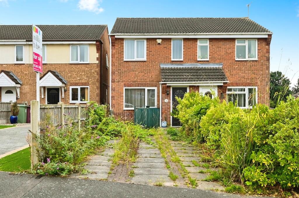 2-bed semi-detached on 4, Markham Rise, Clay Cross, Chesterfield, £120,000