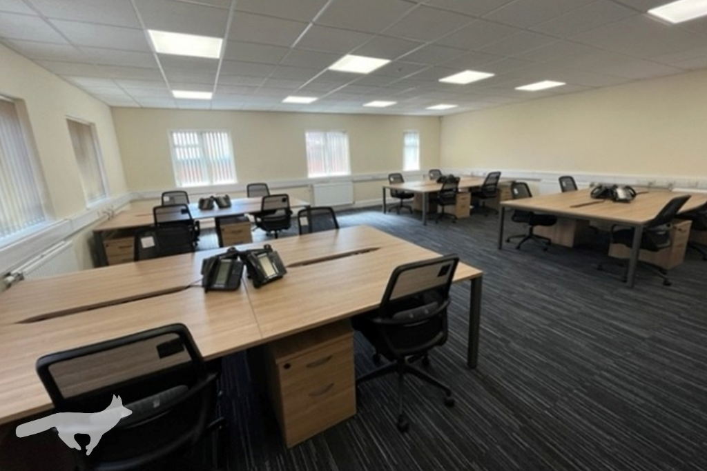 Office: Up to 18 Desks