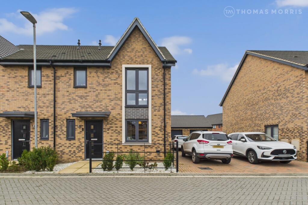 3-bed semi-detached on Heathcote Crescent, Alconbury Weald, Huntingdon, PE28, £144,000