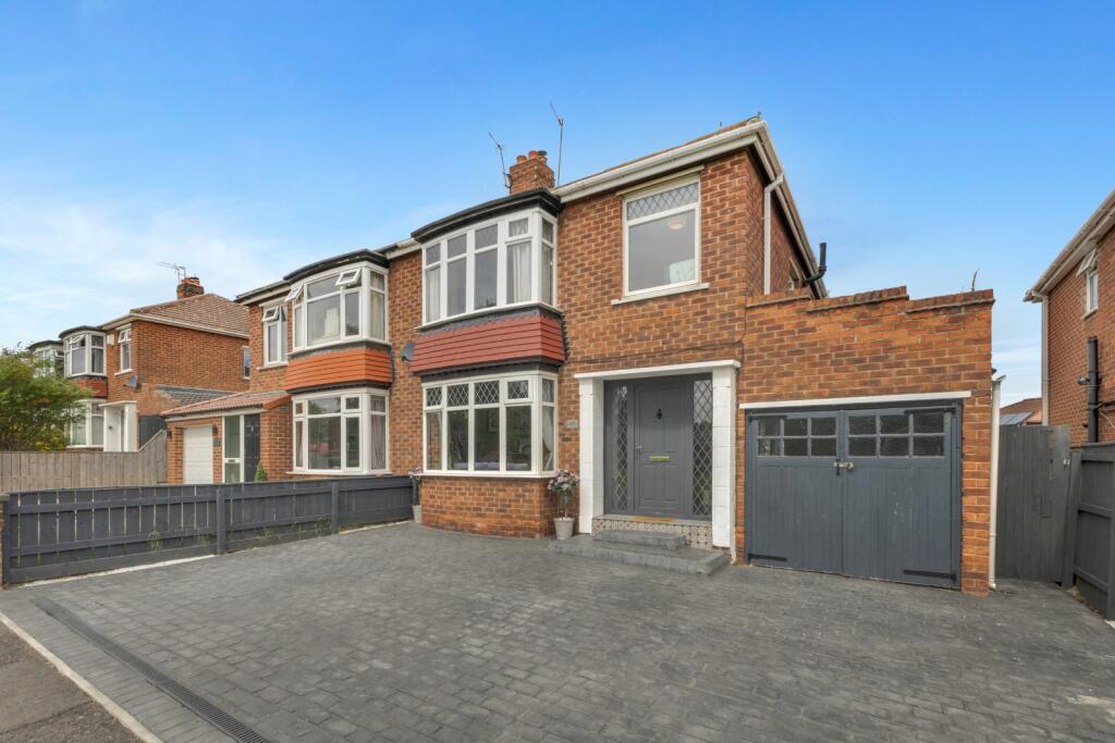 3-bed semi-detached on Laneside Road, Hartburn, £240,000