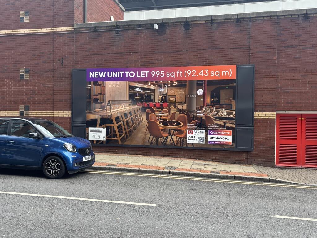 New Retail Unit,  Bromsgrove Street, Birmingham, West Midlands, B5 6NU