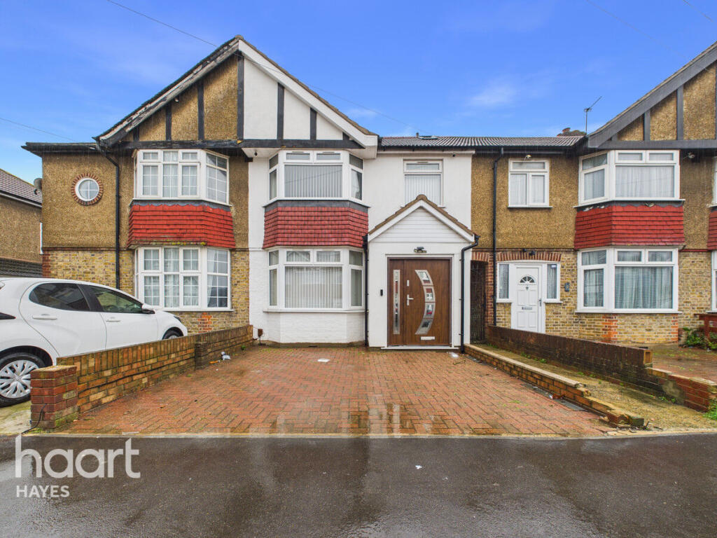 4-bed terraced on Crane Gardens, Hayes, £650,000