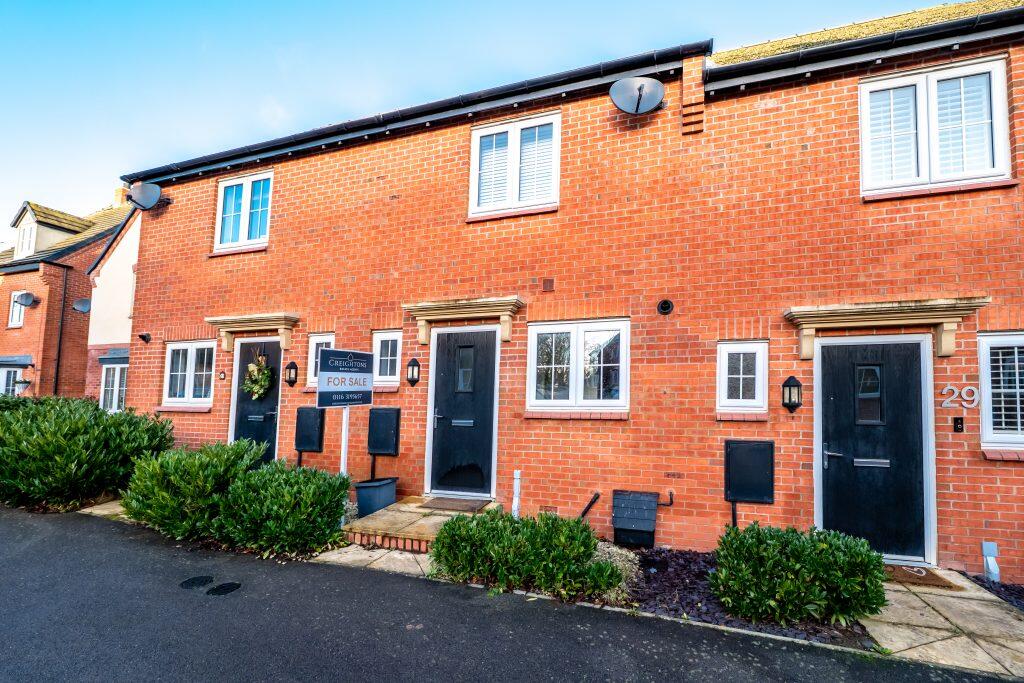 2-bed terraced on Elderberry Drive, Rothley, £235,000