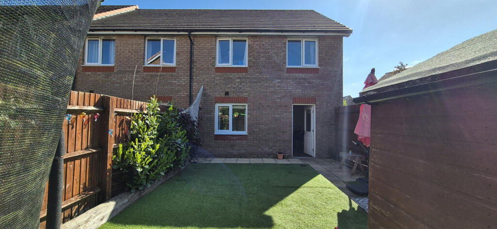 3-bed terraced on Wambrook Place, Chard, Somerset, £137,500