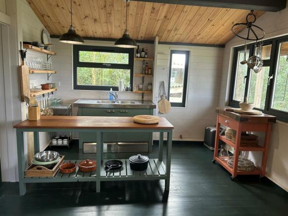 The Cabin - Kitchen Area