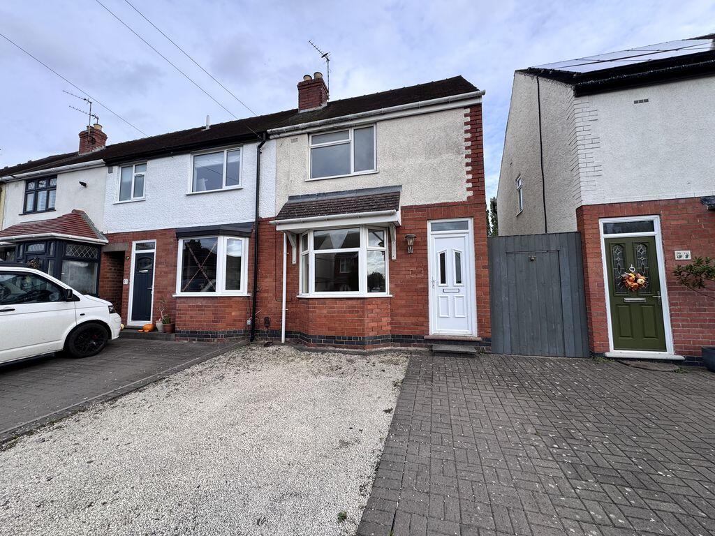 2-bed terraced on Castle Road, Weddington, Nuneaton, £215,000