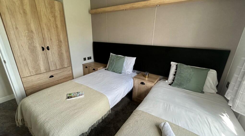 Two Bed Sunseeker Sensation Lodge (40x20) 2023, New Beach Holiday Park, Dymchurch, Romney Marsh, Kent, TN29 0JX - More