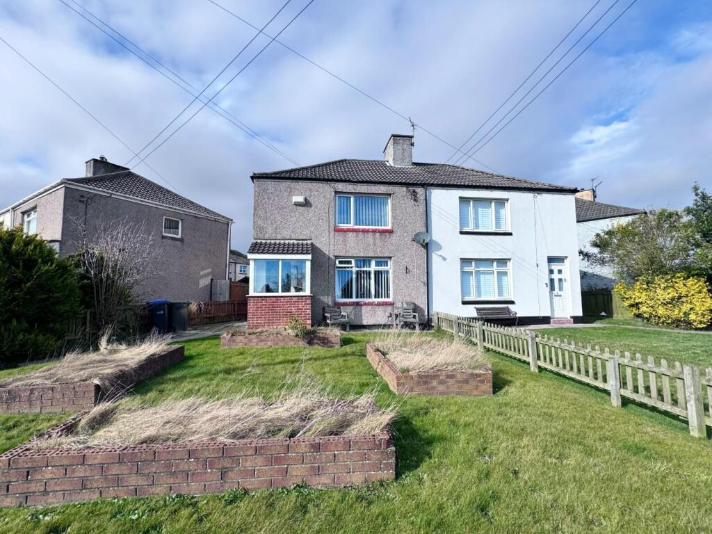2-bed semi-detached on Tees View, Trimdon Village, £65,000