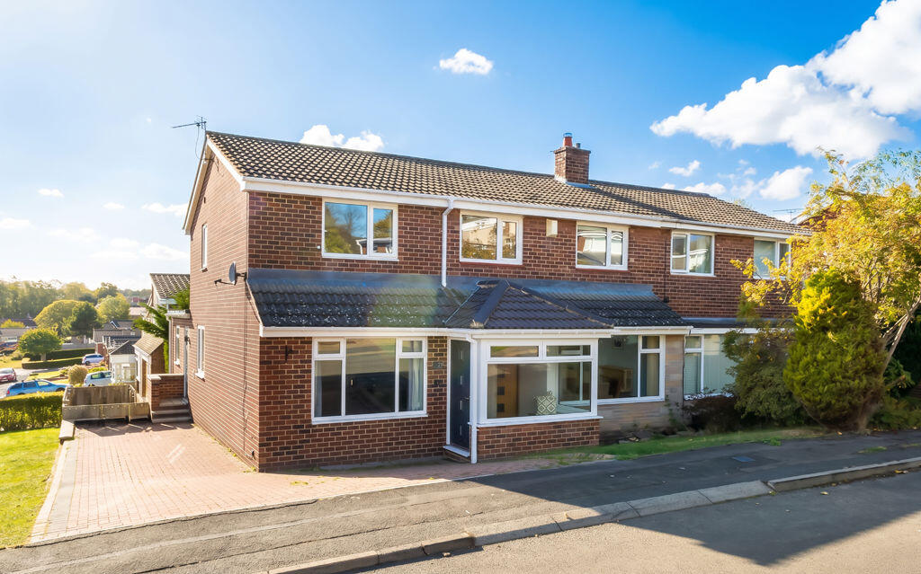 4-bed semi-detached on Ponthaugh, Rowlands Gill, Tyne & Wear, £315,000