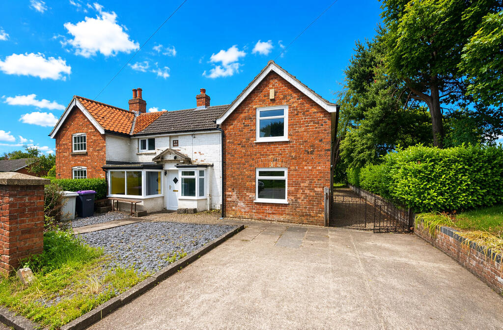 3-bed semi-detached on The Old Village Store, Main Road, Burgh-On-Bain, Market Rasen, Lincolnshire, LN8 6JY, £175,000