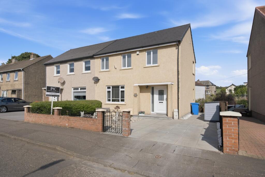 3-bed semi-detached on Windyknowe Crescent, Bathgate, West Lothian, EH48 2BU, £185,000