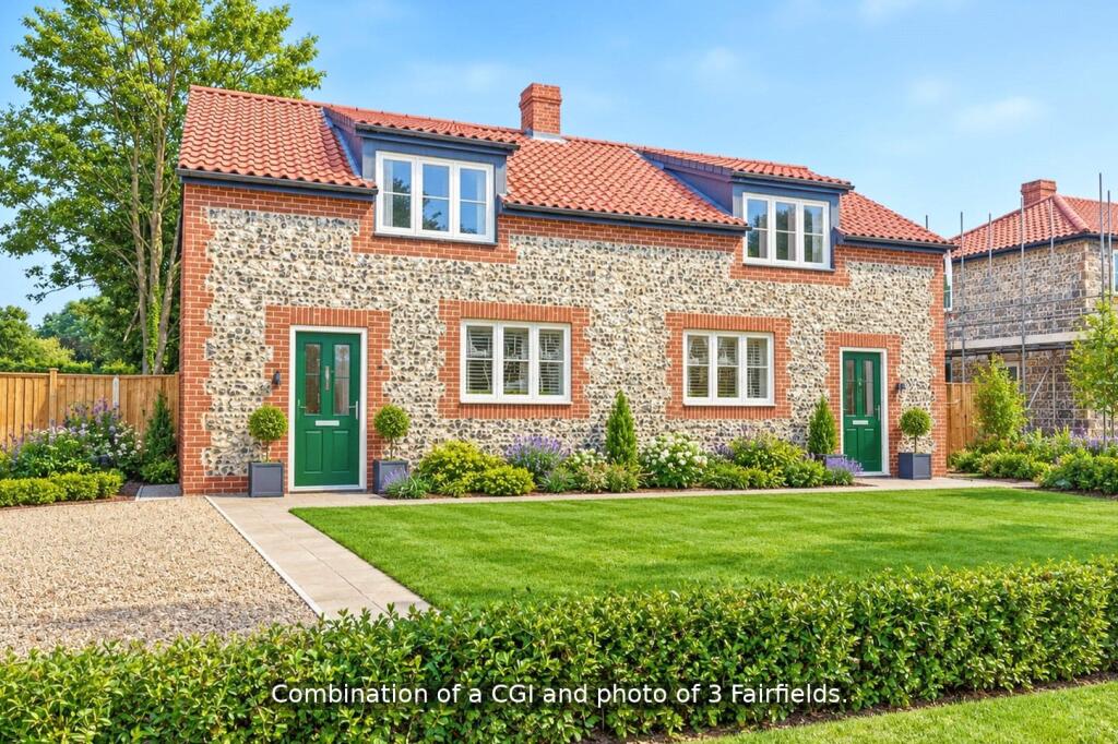 2-bed semi-detached on Fairfields, Ashley, Newmarket, Suffolk, CB8, £316,000