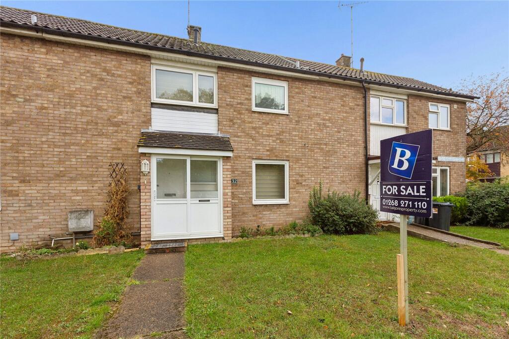 2-bed terraced on Long Lynderswood, Basildon, Essex, SS15, £295,000