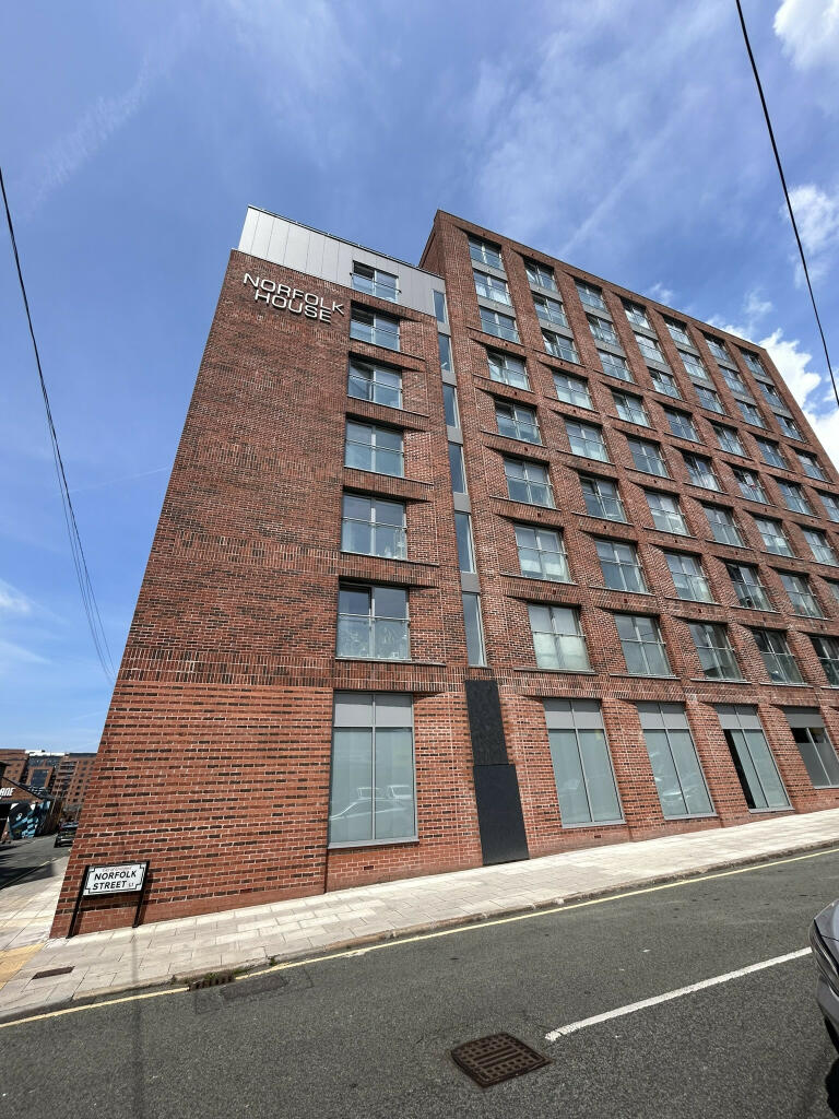 Studio flat on 75 Norfolk House 1, 68 Norfolk Street, Liverpool, L1, £60,000