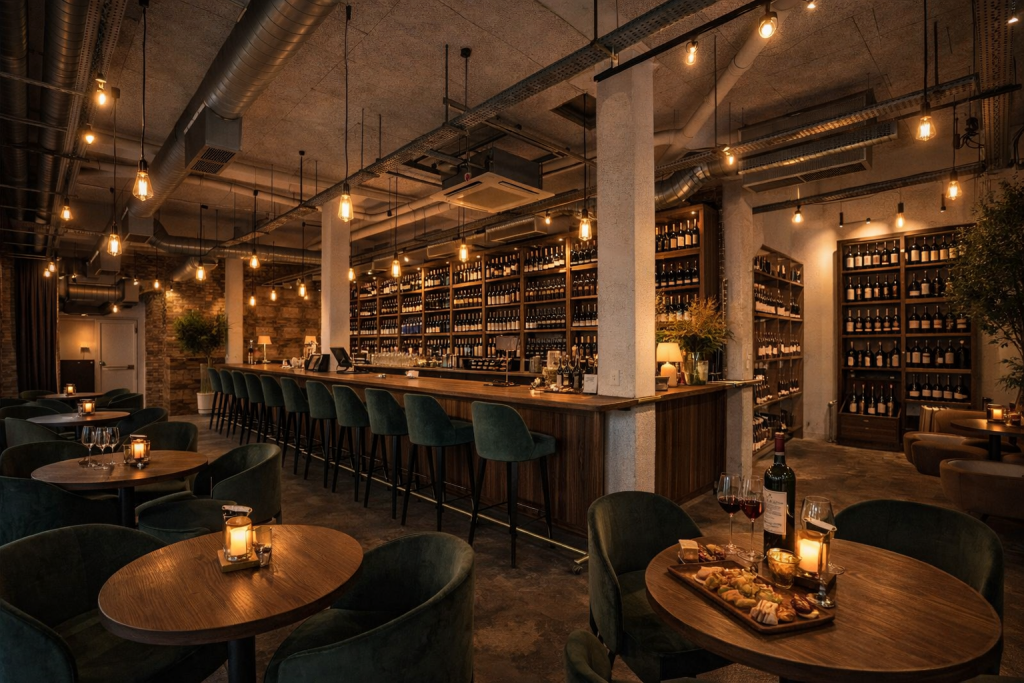 Wine Bar/Restaurant CGI