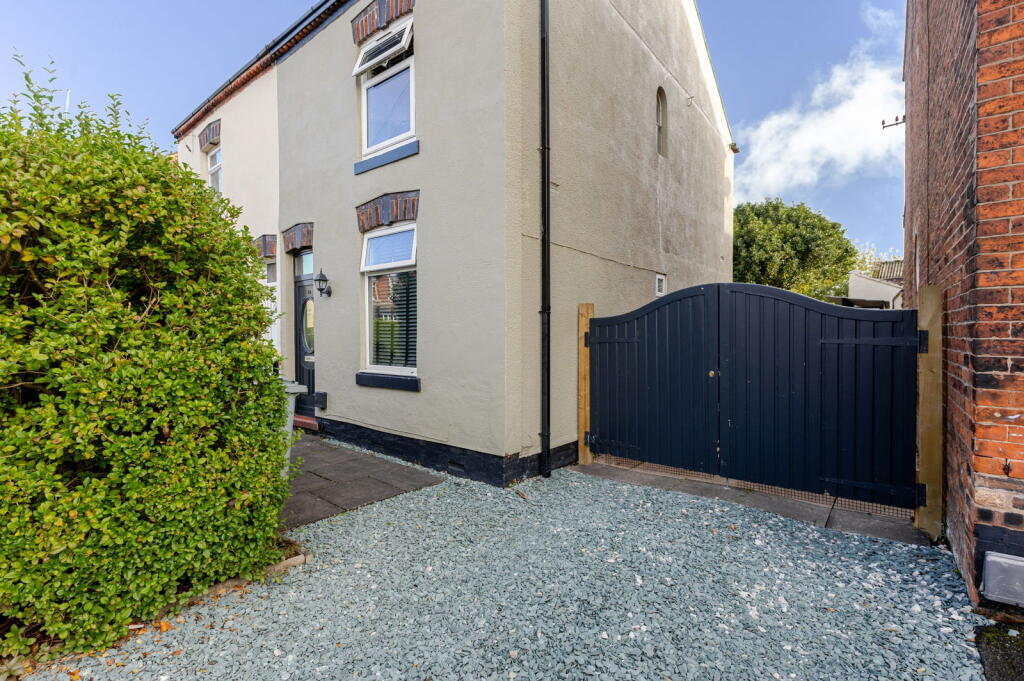 2-bed semi-detached on Audley Road, Alsager, £210,000