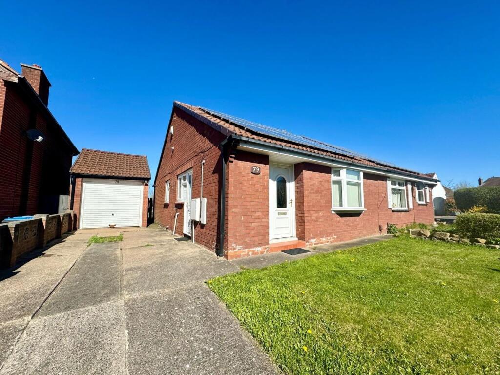 2-bed bungalow on Saxonfield, Coulby Newham, Middlesbrough, £170,000