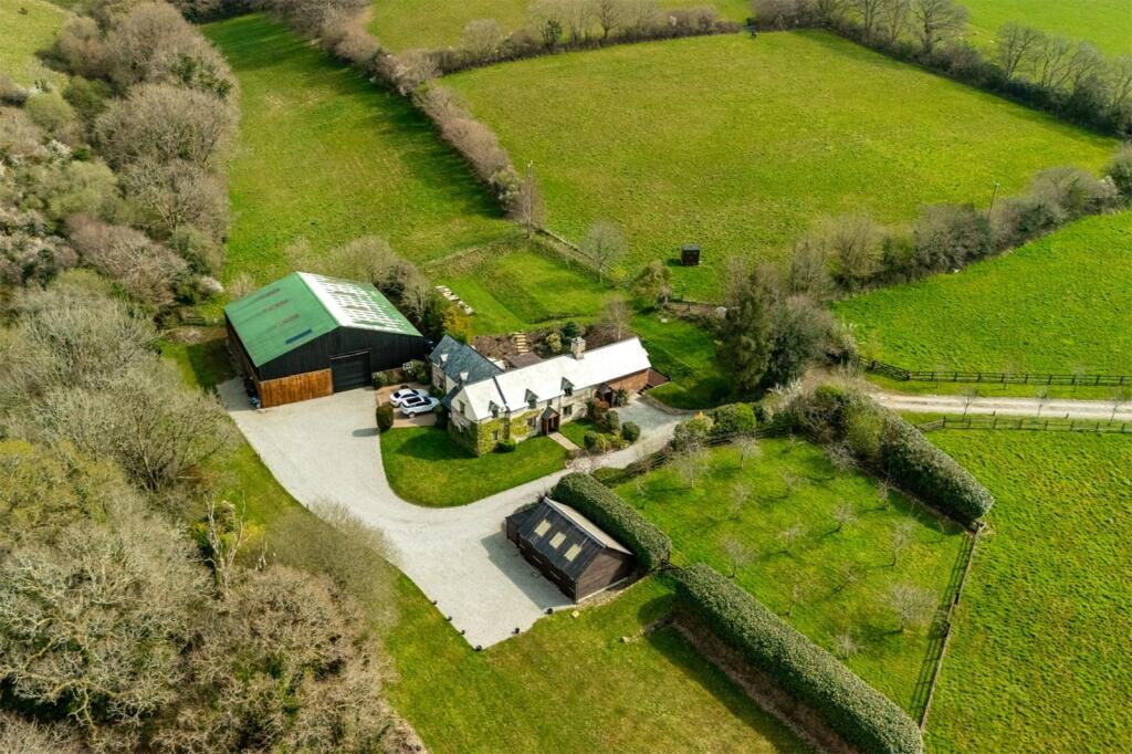 5-bed detached on 13.55 Acres - Porsham Lane, Tamerton Foliot, Plymouth, Devon, PL5, £1,350,000