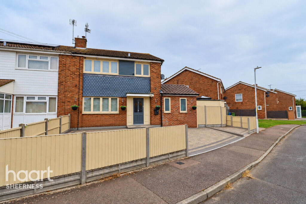 4-bed semi-detached on Fleetwood Close, Sheerness, £350,000