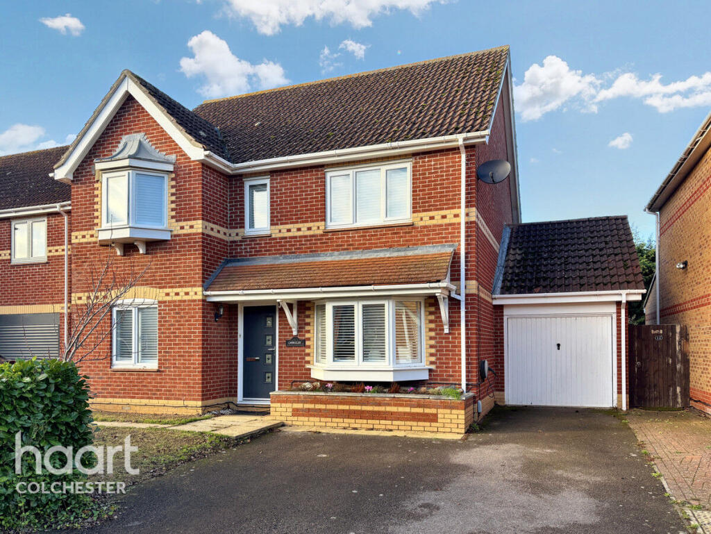 4-bed detached on 13 Tumulus Way, Colchester CO2 9SD, £500,000