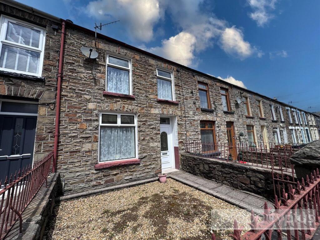 2-bed terraced on Park Road, Treorchy, Rhondda Cynon Taff, CF42, £89,950