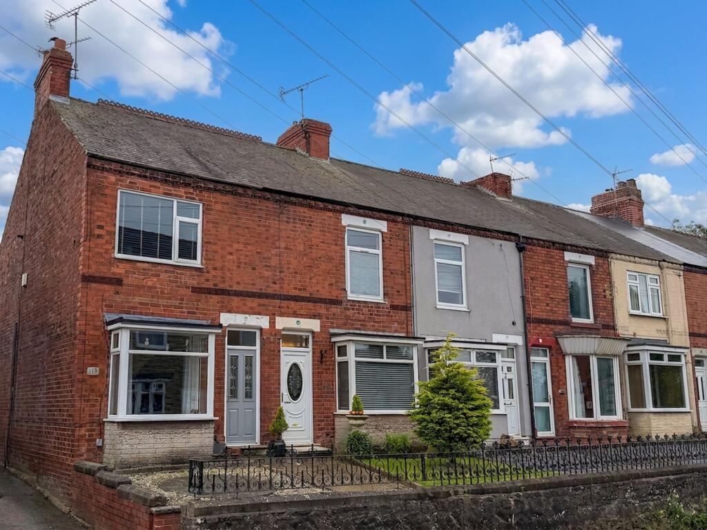 2-bed terraced on High Street, Clowne, S43, £140,000