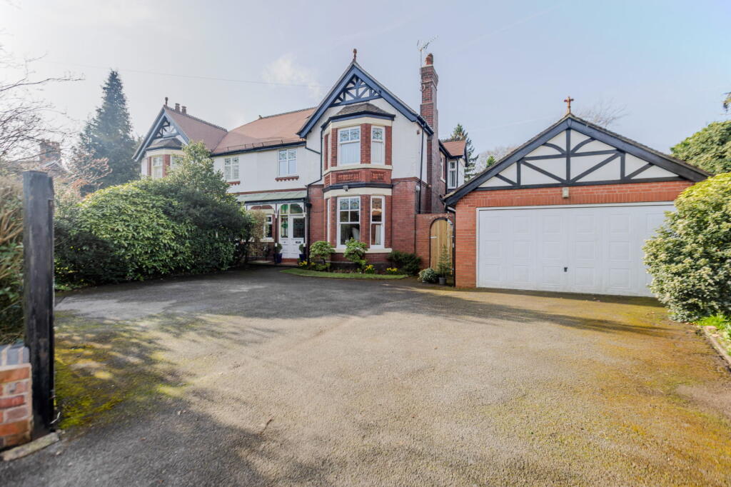 4-bed semi-detached on Large period home, Sandbach Rd South, ST7 2LP, £550,000