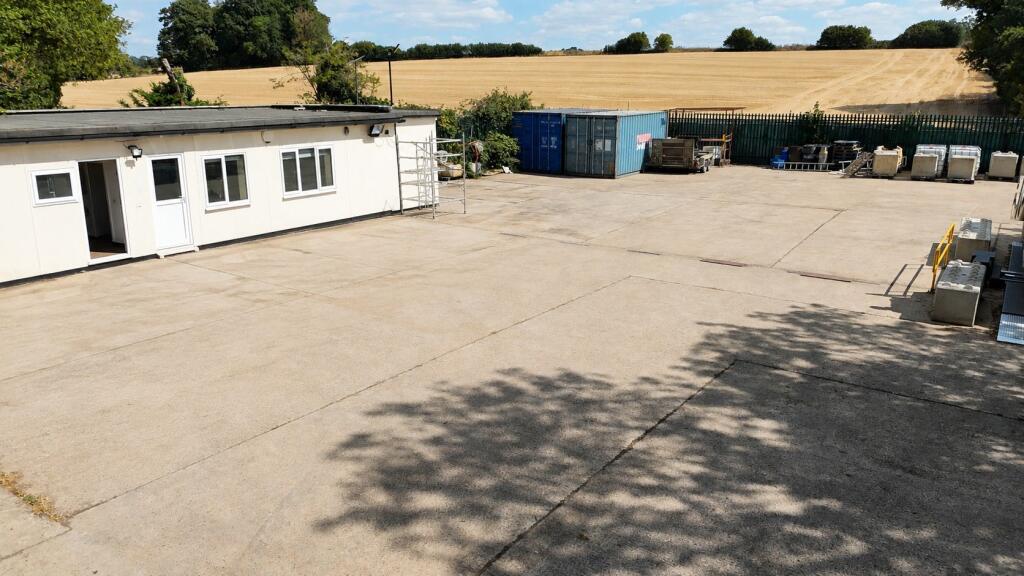 Office and rear of yard