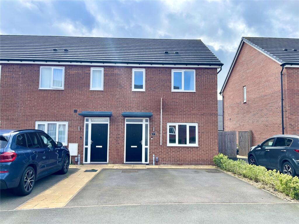 2-bed terraced on Skylark Drive, Branston, Burton-On-Trent, Staffordshire, DE14, £190,000