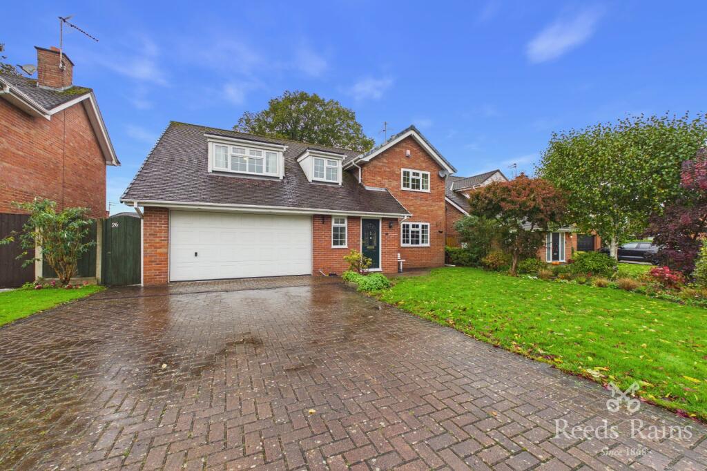 5-bed detached on Blackshaw Close, Congleton, Cheshire, CW12, £550,000