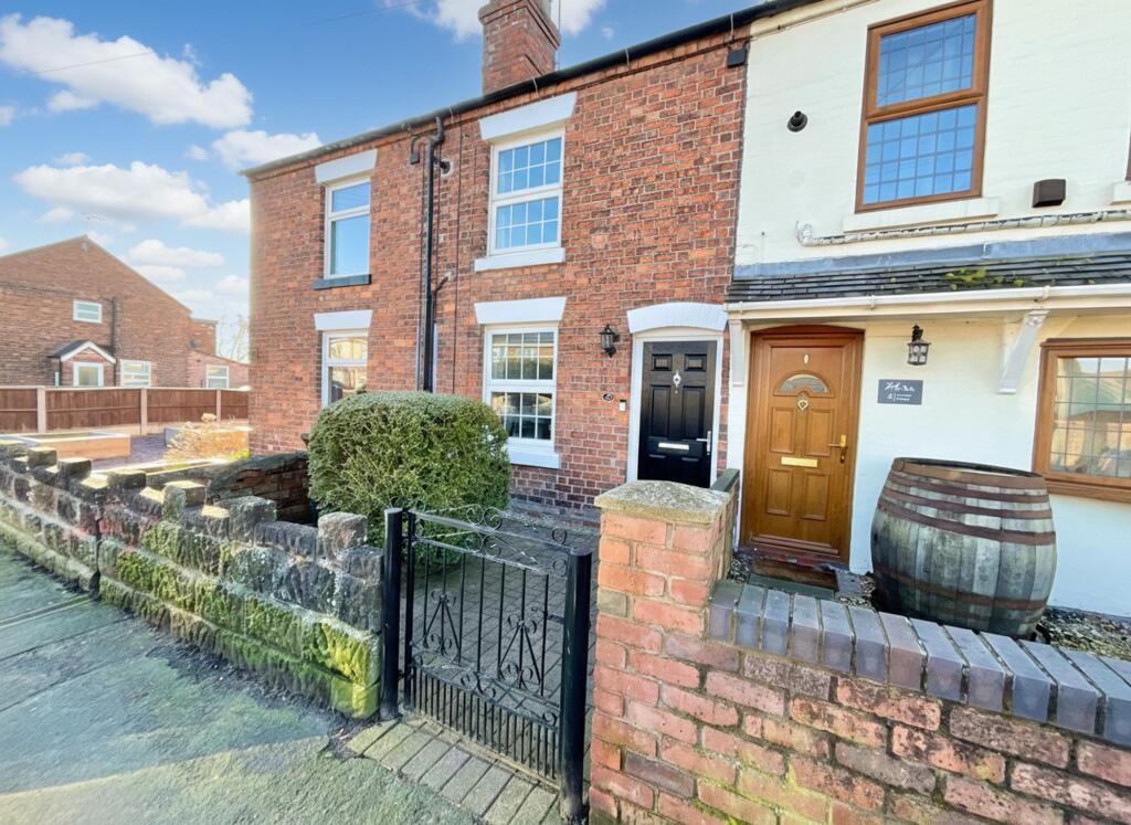 2-bed terraced on Eastern Road, Willaston, CW5, £185,000