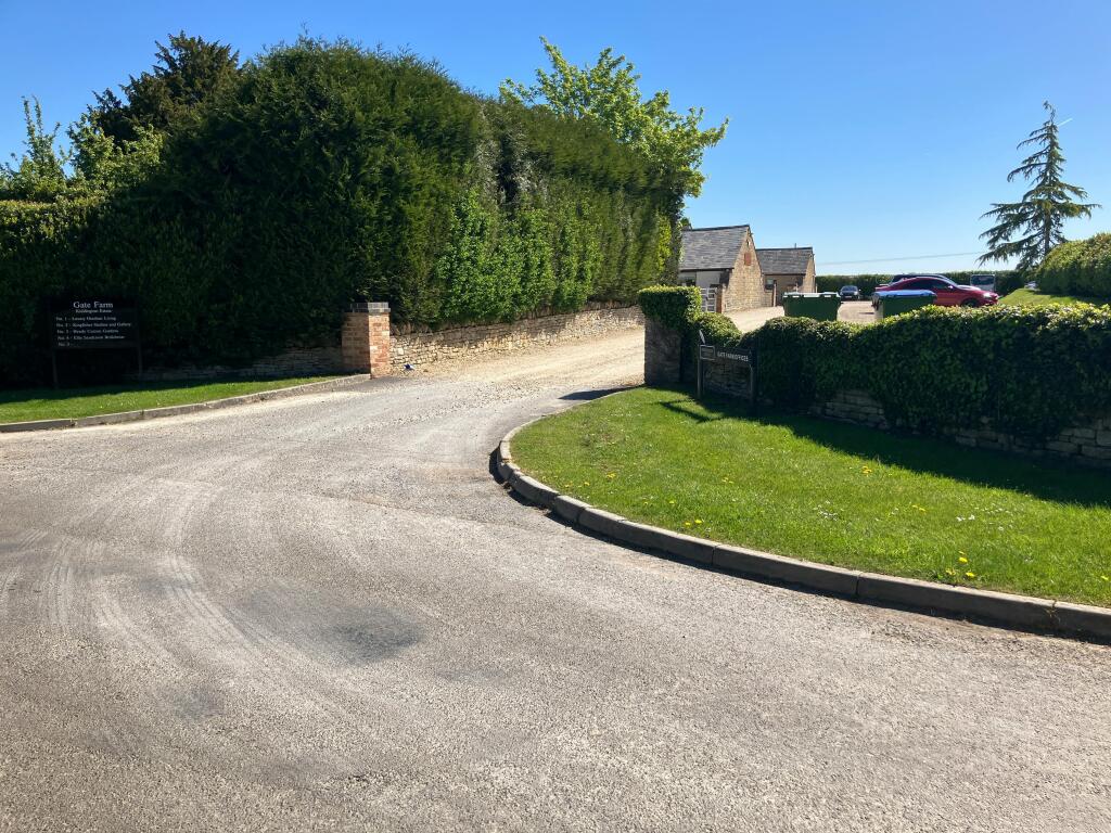 Entrance off road