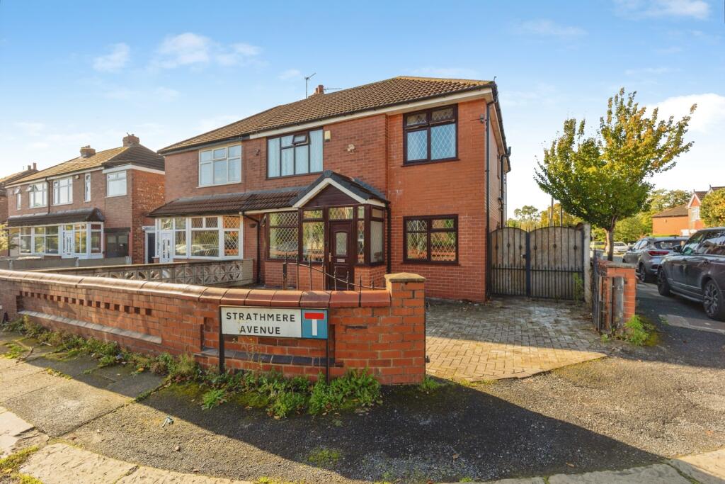 4-bed semi-detached on Strathmere Avenue, Stretford, Manchester, Greater Manchester, M32, £450,000