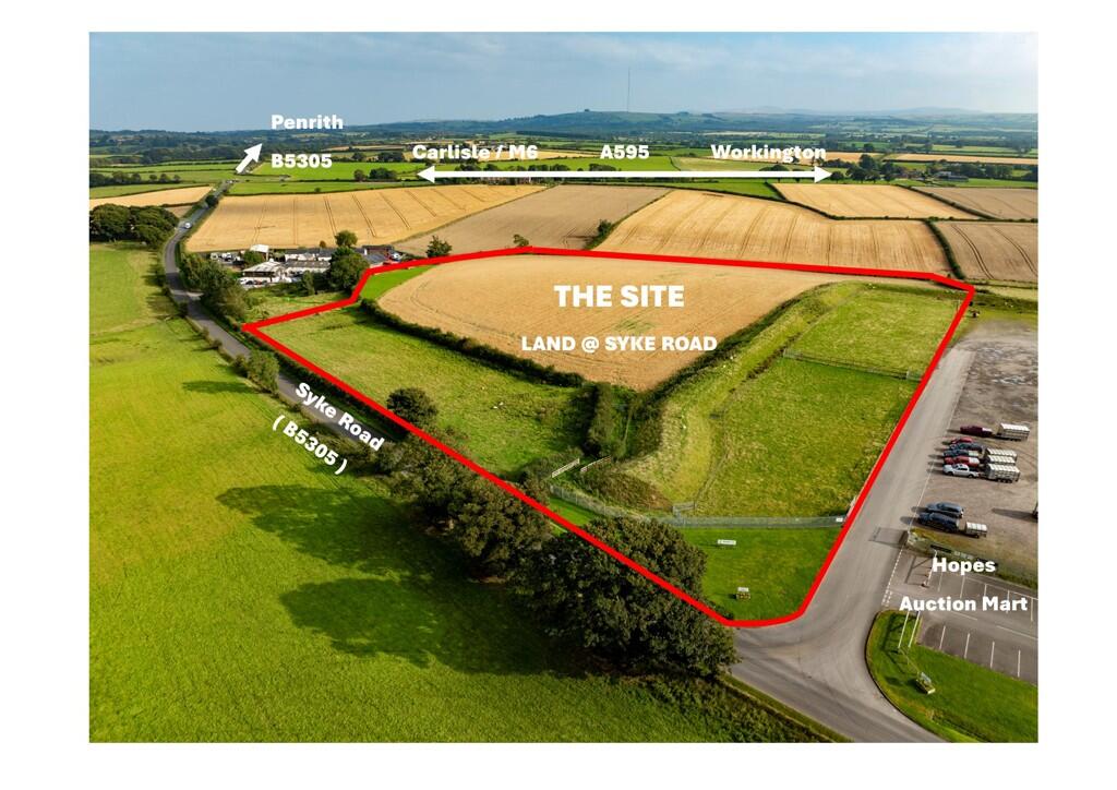 Main image of property: Land adjacent to Hope's Auction Mart, Syke Road, WIGTON, Cumbria CA7 9NS