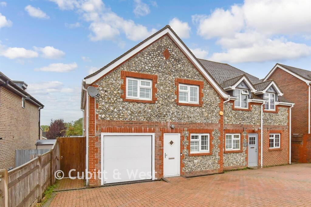 3-bed semi-detached on Rectory Lane, Ashington, West Sussex, £330,500