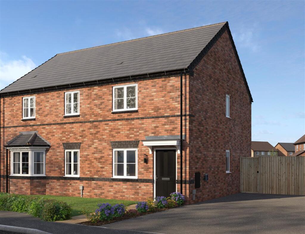 2-bed semi-detached on Plot 101 - Belgrave, Mytton Oak Manor, Bowbrook, Shrewsbury, SY3 5BT, £257,500
