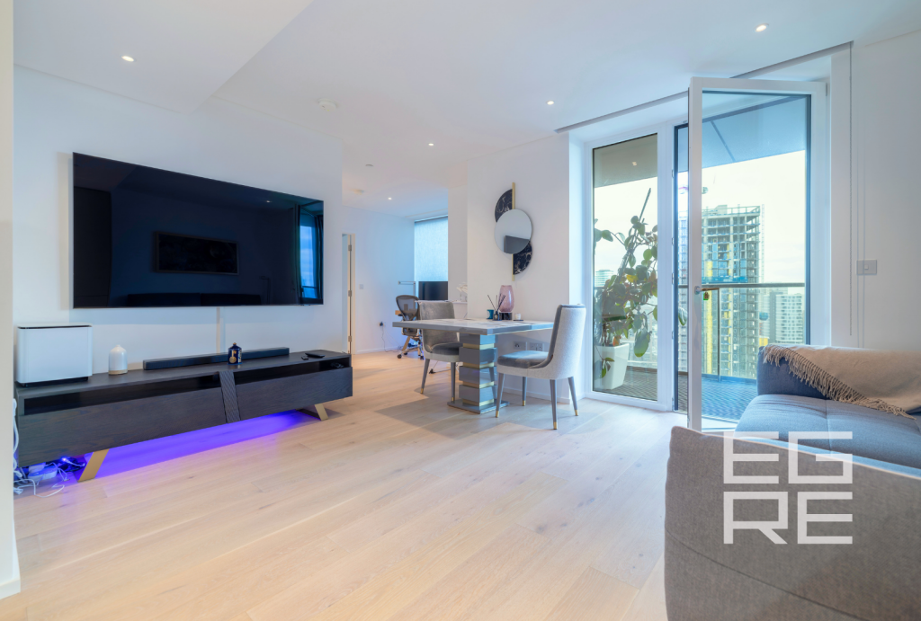1-bed flat on Coda Residences, 6 York Place, London, London, SW113JE, £750,000